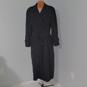 Jones New York Black Trench Coat